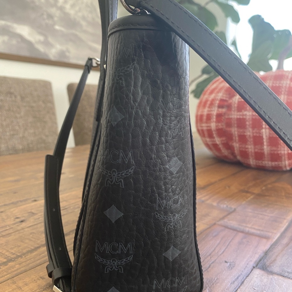 MCM Mini Toni Top Zip Shopper Tote - Picture 8 of 8